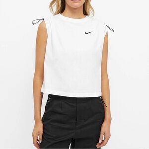 Nike Sportswear NSW Dri-Fit Essential Cropped Tank Top Adjustable Shoulder Sz: S
